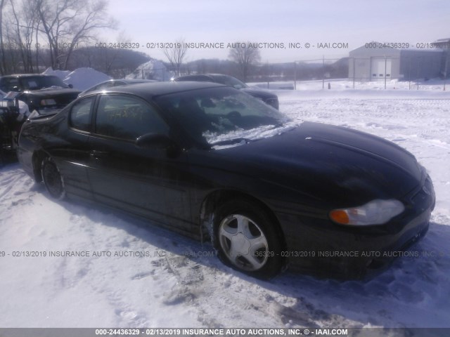 2G1WX15K729207699 - 2002 CHEVROLET MONTE CARLO SS 黑色 照片 1
