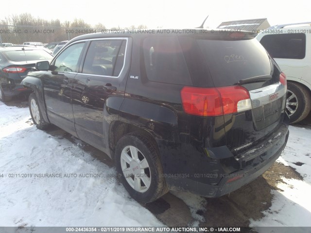 2GKALMEK8C6347167 - 2012 GMC TERRAIN SLE BEIGE photo 3