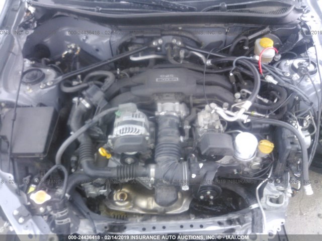 JF1ZNAA10G8708594 - 2016 TOYOTA SCION FR-S SILVER photo 10