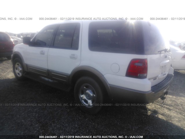 1FMFU18L43LA21273 - 2003 FORD EXPEDITION EDDIE BAUER WHITE photo 3