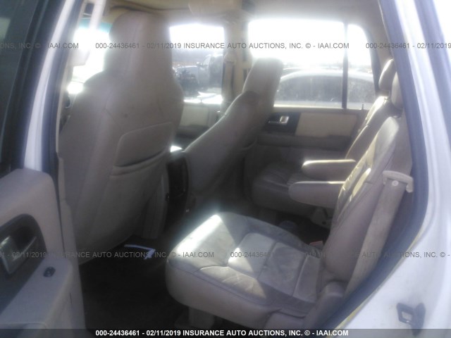 1FMFU18L43LA21273 - 2003 FORD EXPEDITION EDDIE BAUER WHITE photo 8