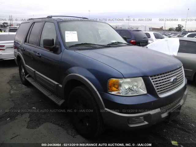 1FMFU17L73LC40925 - 2003 FORD EXPEDITION EDDIE BAUER BLUE photo 1