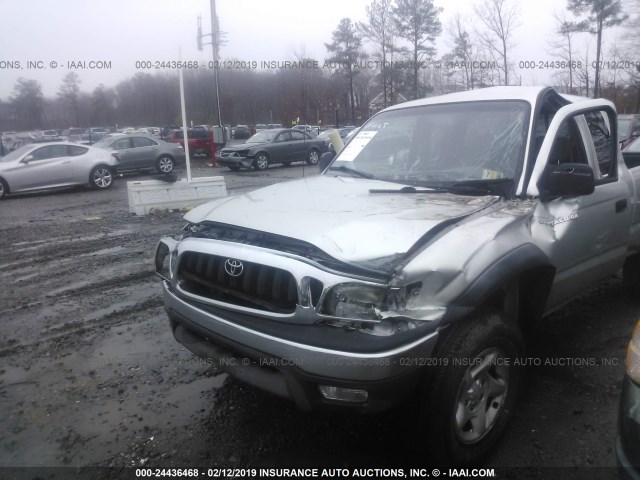 5TESM92N41Z815491 - 2001 TOYOTA TACOMA XTRACAB PRERUNNER SILVER photo 6