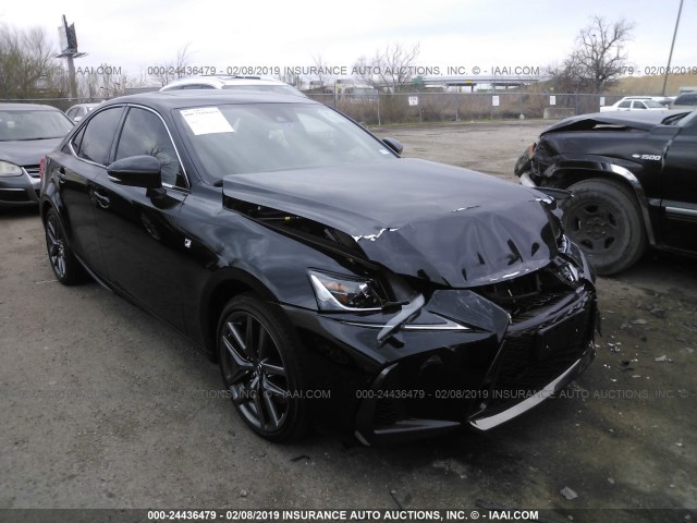 JTHBA1D22J5084008 - 2018 LEXUS IS 300 BLACK photo 1