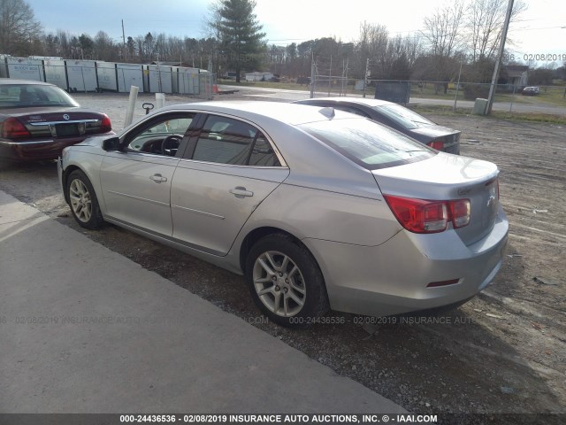1G11C5SA6DF314214 - 2013 CHEVROLET MALIBU 1LT ვერცხლისფერი ფოტო 3