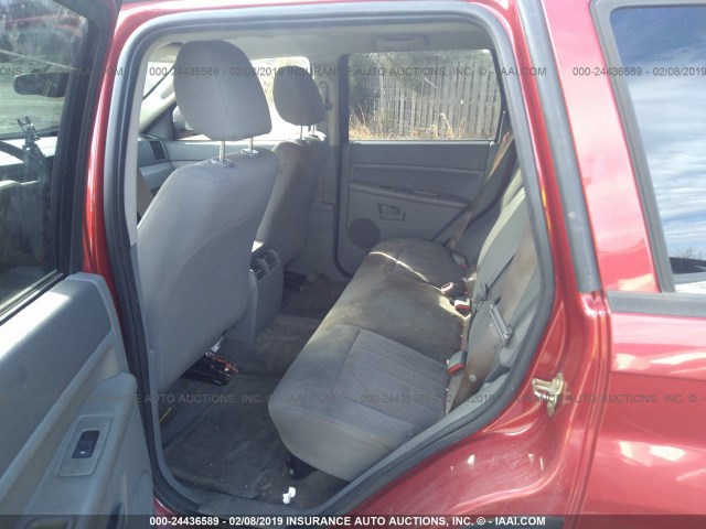 1J4GR48K16C216524 - 2006 JEEP GRAND CHEROKEE LAREDO/COLUMBIA/FREEDOM 红色 照片 8