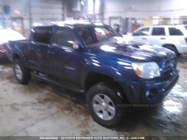 5TELU42N68Z528235 - 2008 TOYOTA TACOMA DOUBLE CAB 蓝色 照片 1