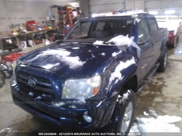 5TELU42N68Z528235 - 2008 TOYOTA TACOMA DOUBLE CAB 蓝色 照片 6