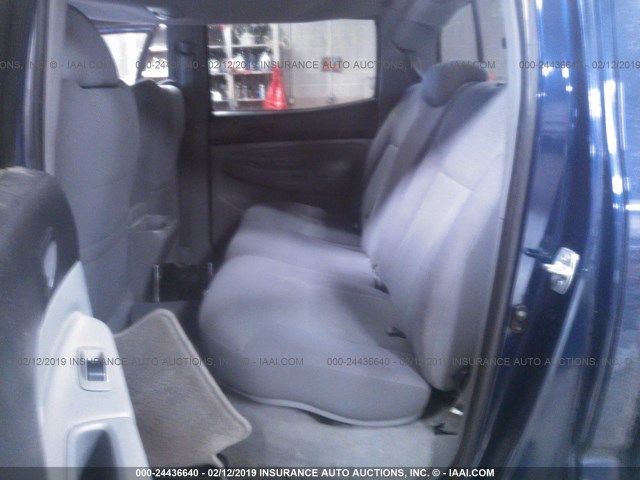 5TELU42N68Z528235 - 2008 TOYOTA TACOMA DOUBLE CAB 蓝色 照片 8