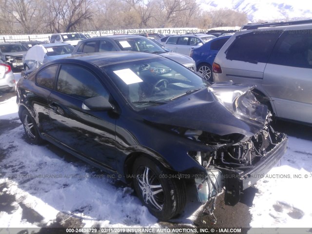 JTKDE177660124691 - 2006 TOYOTA SCION TC შავი ფოტო 1