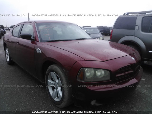 2B3KA43R27H782543 - 2007 DODGE CHARGER SE/SXT RED photo 1