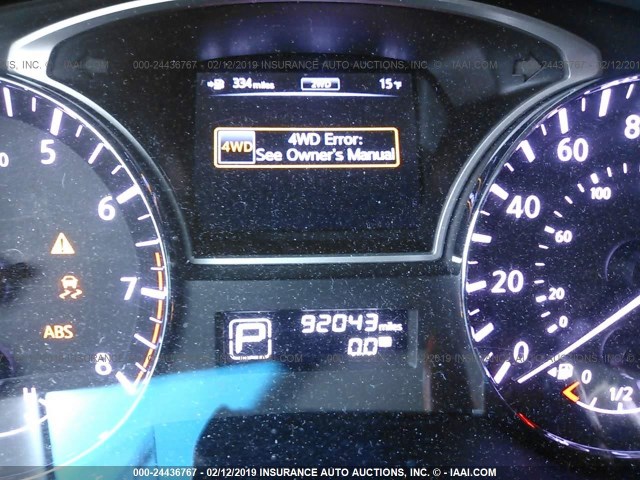 5N1AR2MM3DC609120 - 2013 NISSAN PATHFINDER S/SV/SL/PLATINUM GRAY photo 7