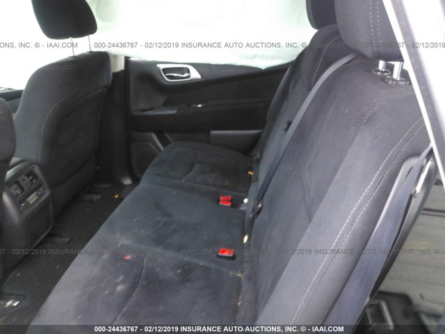 5N1AR2MM3DC609120 - 2013 NISSAN PATHFINDER S/SV/SL/PLATINUM GRAY photo 8