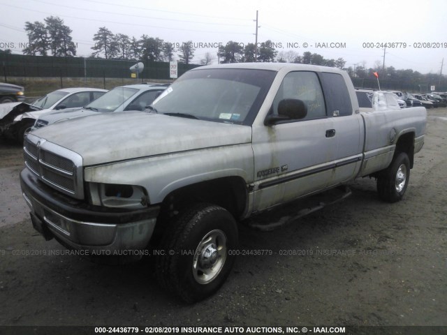 1B7KF23Z81J208989 - 2001 DODGE RAM 2500 GRAY photo 2