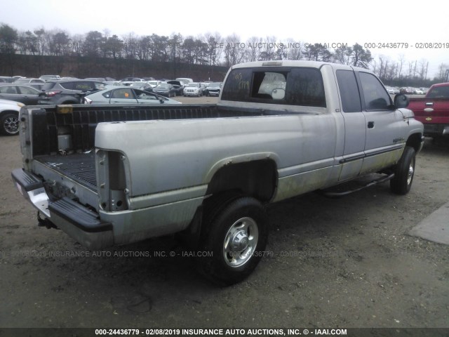 1B7KF23Z81J208989 - 2001 DODGE RAM 2500 GRAY photo 4