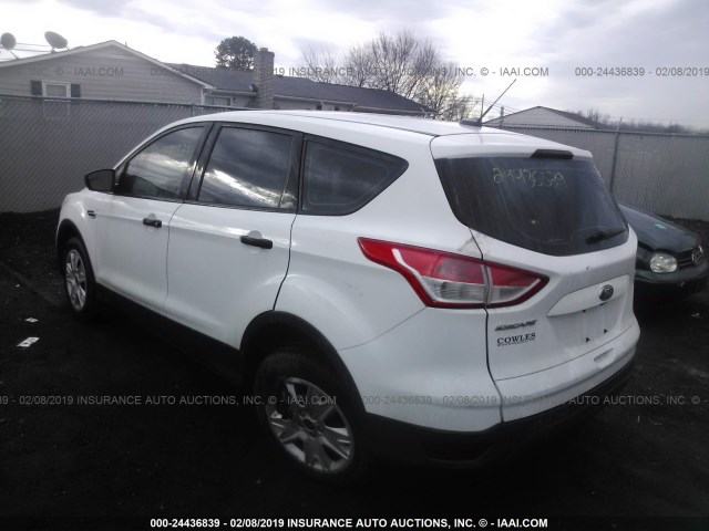 1FMCU0F79FUA15082 - 2015 FORD ESCAPE S WHITE photo 3