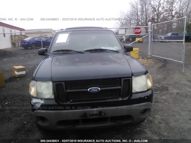 1FMYU70E41UC30769 - 2001 FORD EXPLORER SPORT BLACK photo 6