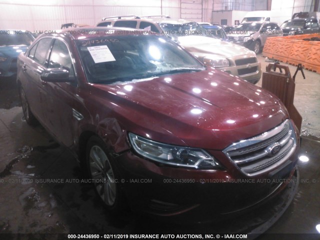 1FAHP2FW7AG155567 - 2010 FORD TAURUS LIMITED RED photo 1