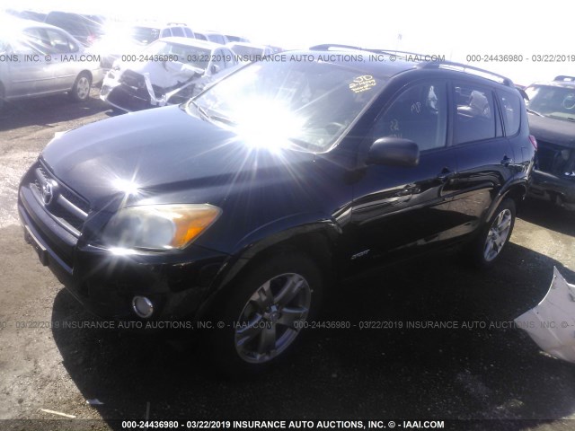 JTMRF4DV6AD025580 - 2010 TOYOTA RAV4 SPORT BLACK photo 2