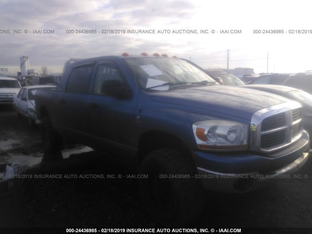 3D7LX39C16G156193 - 2006 DODGE RAM 3500 BLUE photo 1