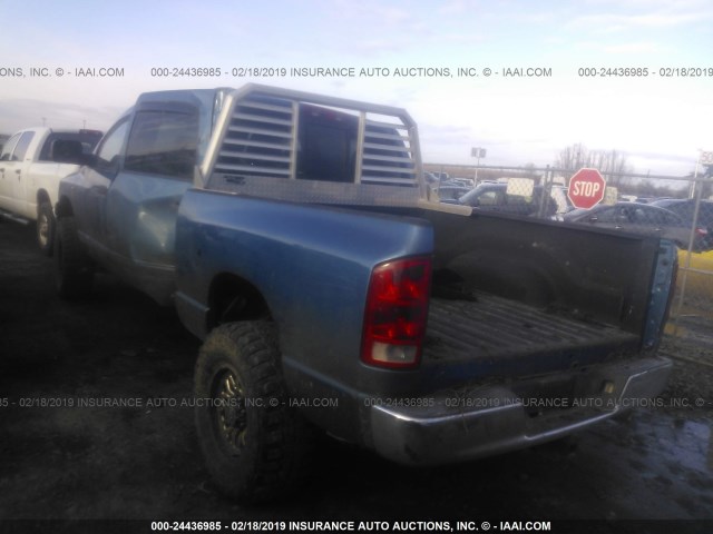 3D7LX39C16G156193 - 2006 DODGE RAM 3500 BLUE photo 3