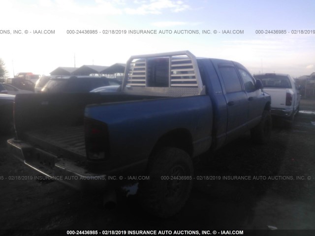 3D7LX39C16G156193 - 2006 DODGE RAM 3500 BLUE photo 4