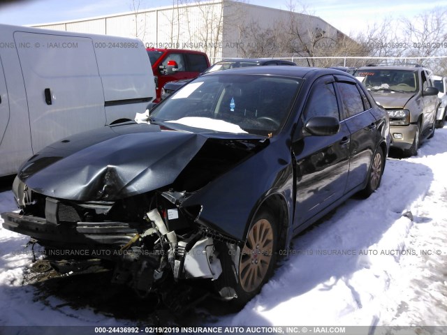 JF1GE60669G512380 - 2009 SUBARU IMPREZA 2.5I PREMIUM GRAY photo 2