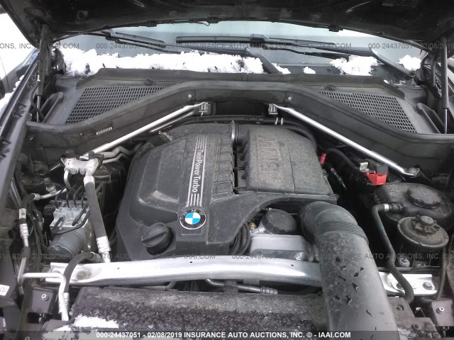 5UXZV4C59D0B04517 - 2013 BMW X5 XDRIVE35I BLACK photo 10