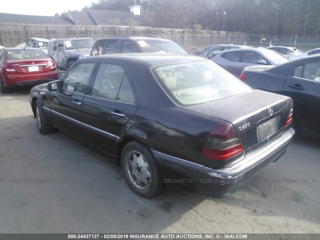 WDBHA23G3WA563453 - 1998 MERCEDES-BENZ C 230 BLACK photo 3