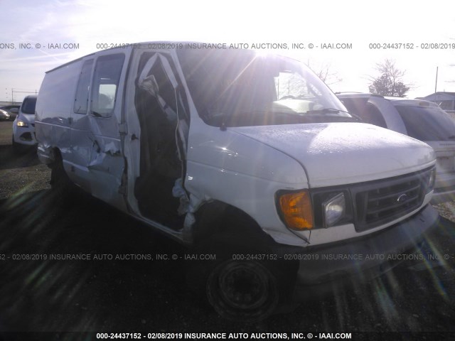 1FTSS34L37DA32324 - 2007 FORD ECONOLINE E350 SUPER DUTY VAN WHITE photo 1