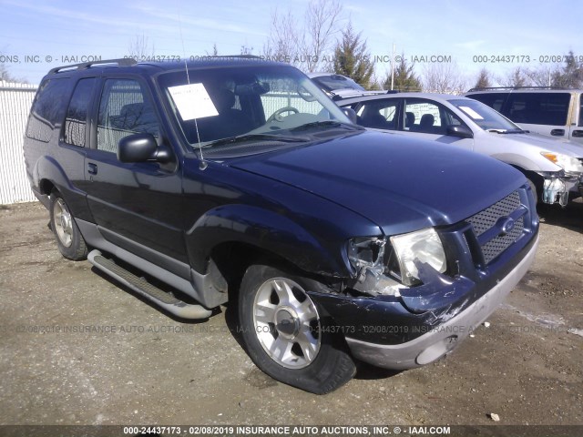 1FMYU60E83UA12749 - 2003 FORD EXPLORER SPORT BLUE photo 1