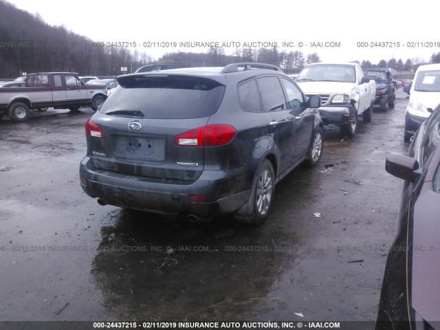 4S4WX92D584403059 - 2008 SUBARU TRIBECA LIMITED GRAY photo 4