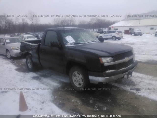 1GCEC14T23Z174966 - 2003 CHEVROLET SILVERADO C1500 BLACK photo 1