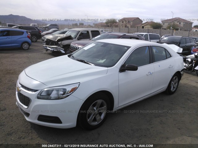 1G11A5SA2GF112979 - 2016 CHEVROLET MALIBU LIMITED LS WHITE photo 2