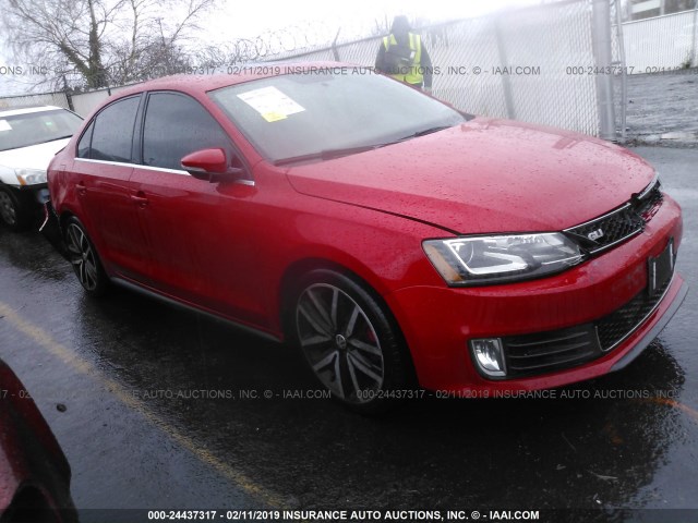 3VW4A7AJXDM218655 - 2013 VOLKSWAGEN JETTA GLI RED photo 1