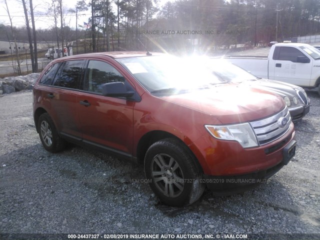 2FMDK46C17BA53153 - 2007 FORD EDGE SE ORANGE photo 1