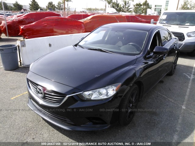 JM1GJ1U59F1208016 - 2015 MAZDA 6 SPORT BLACK photo 2