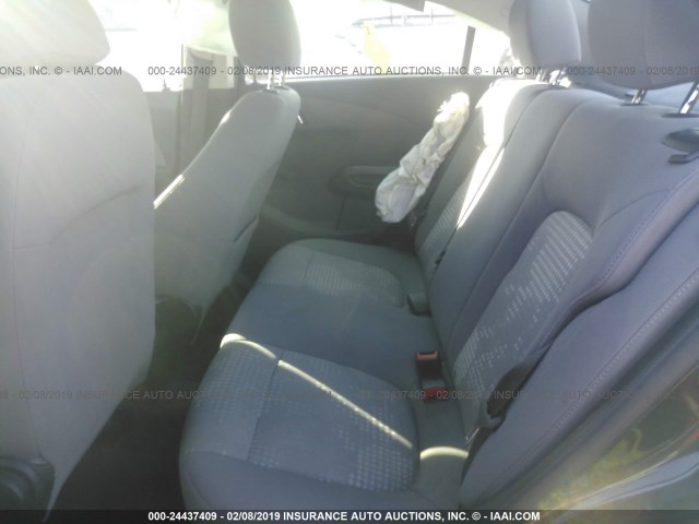 1G1JA5SH5E4123108 - 2014 CHEVROLET SONIC LS GRAY photo 8