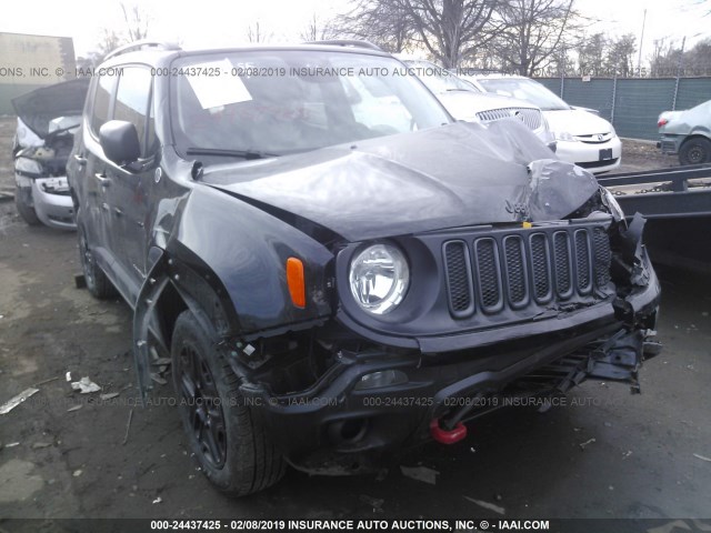 ZACCJBCB7HPF88505 - 2017 JEEP RENEGADE TRAILHAWK BLACK photo 6