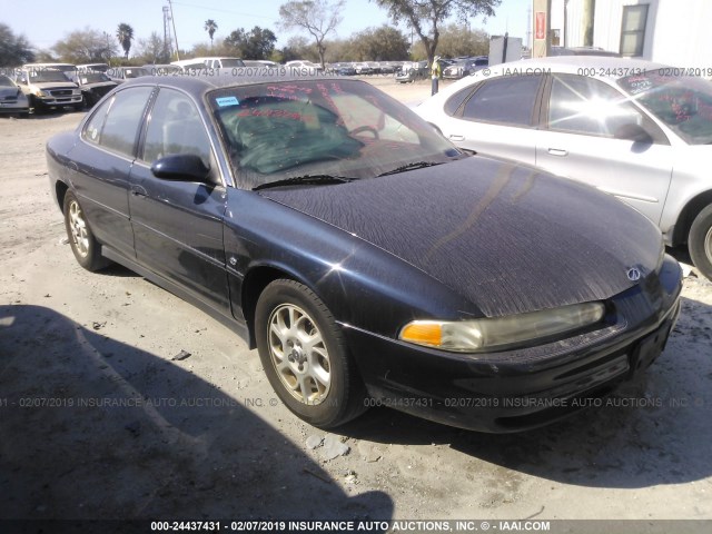 1G3WS52H72F207750 - 2002 OLDSMOBILE INTRIGUE GL BLACK photo 1