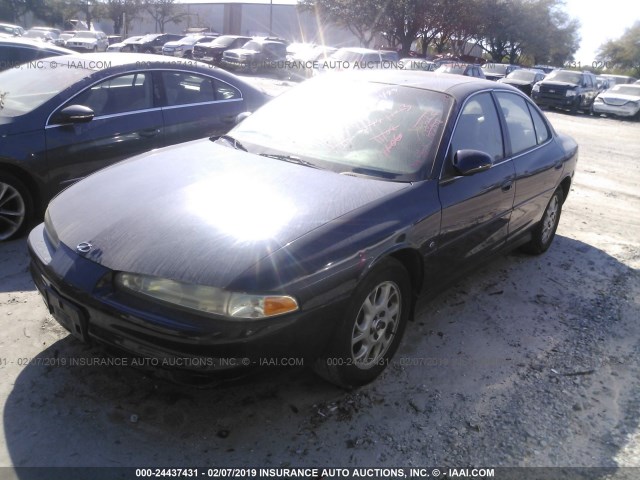 1G3WS52H72F207750 - 2002 OLDSMOBILE INTRIGUE GL BLACK photo 2