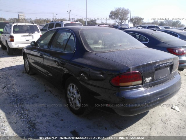 1G3WS52H72F207750 - 2002 OLDSMOBILE INTRIGUE GL BLACK photo 3