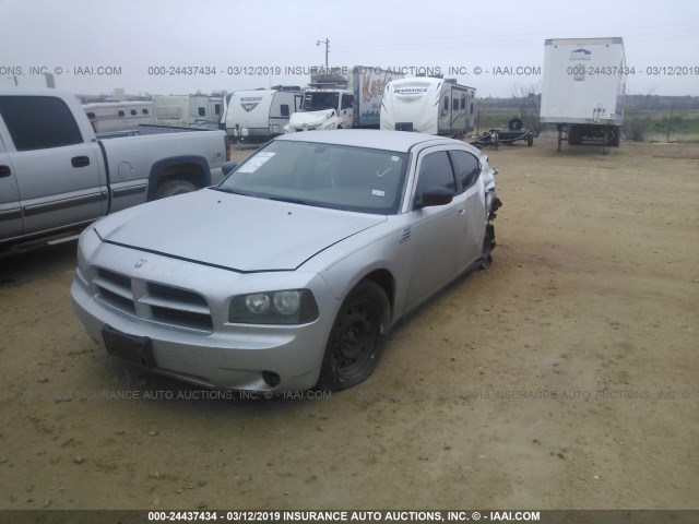 2B3LA43R77H815363 - 2007 DODGE CHARGER SE/SXT SILVER photo 2