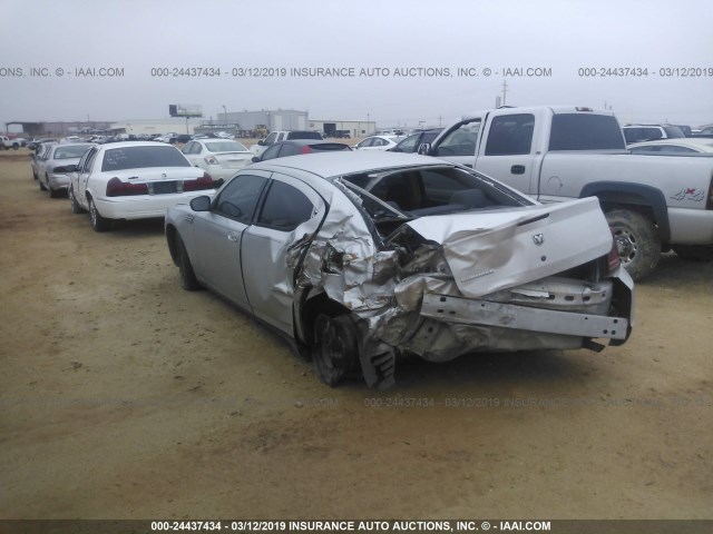 2B3LA43R77H815363 - 2007 DODGE CHARGER SE/SXT SILVER photo 3