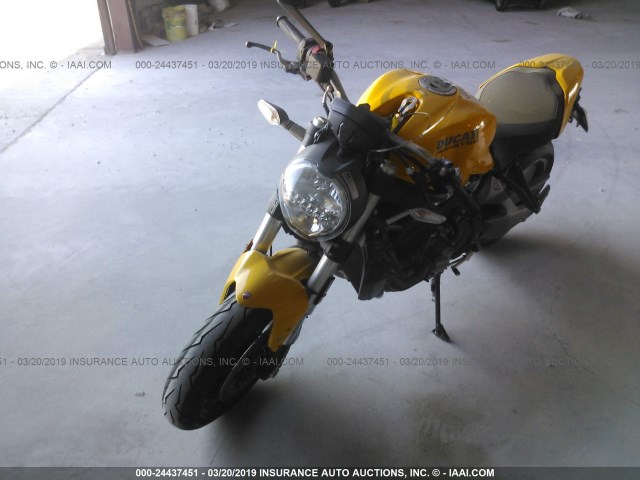 ZDMMACLS0JB002239 - 2018 DUCATI MONSTER 821 YELLOW photo 2