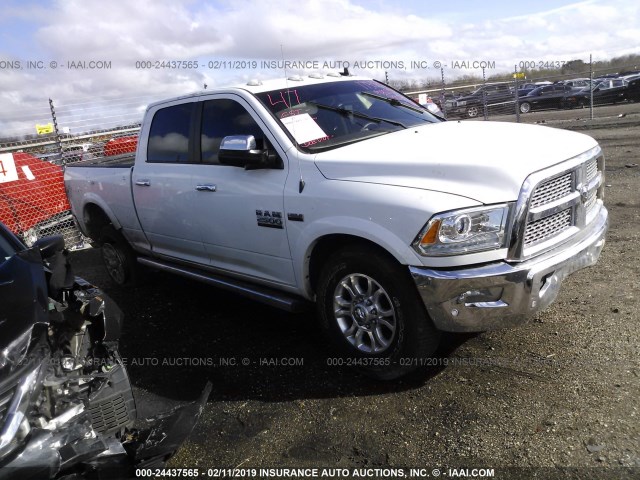 3C6UR5FJ9GG160458 - 2016 RAM 2500 LARAMIE WHITE photo 1