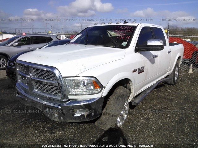 3C6UR5FJ9GG160458 - 2016 RAM 2500 LARAMIE WHITE photo 6