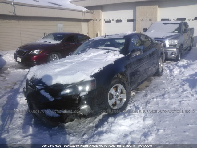 2G2WP522851166333 - 2005 PONTIAC GRAND PRIX BLACK photo 2