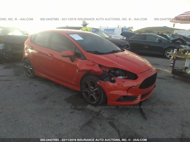 3FADP4GXXEM136850 - 2014 FORD FIESTA ST RED photo 1