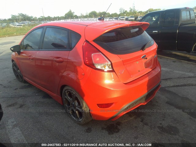 3FADP4GXXEM136850 - 2014 FORD FIESTA ST RED photo 3